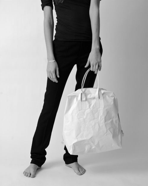 Image of Tyvek Papier 115G Bag by Saskia Diez